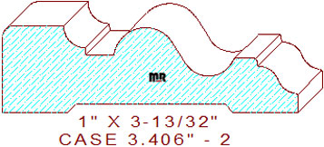 Door/Window Casing 3-13/32" - 2