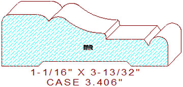 Door/Window Casing 3-13/32" Door/Window Casing 3-13/32"