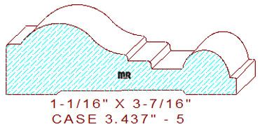 Door/Window Casing 3-7/16" - 5 Door/Window Casing 3-7/16" - 5