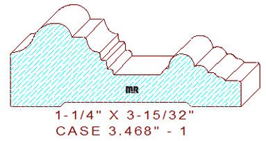 Door/Window Casing 3-15/32" - 1 Door/Window Casing 3-15/32" - 1