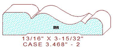 Door/Window Casing 3-15/32" - 2