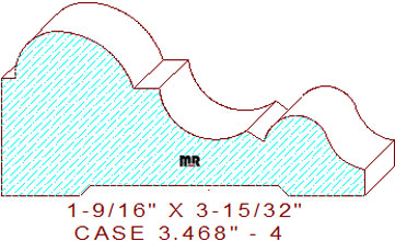 Door/Window Casing 3-15/32" - 4 Door/Window Casing 3-15/32" - 4