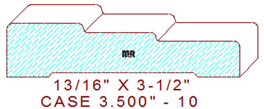 Door/Window Casing 3-1/2" - 10 Door/Window Casing 3-1/2" - 10