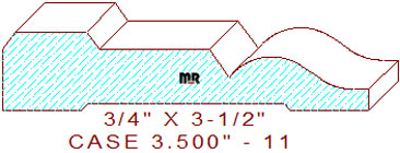 Door/Window Casing 3-1/2" - 11 Door/Window Casing 3-1/2" - 11