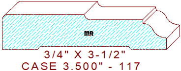 Door/Window Casing 3-1/2" - 117