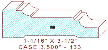 Door/Window Casing 3-1/2" - 133 Door/Window Casing 3-1/2" - 133
