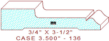 Door/Window Casing 3-1/2" - 136