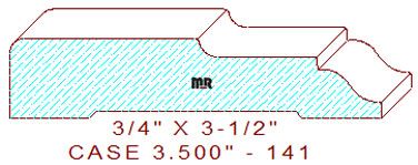Door/Window Casing 3-1/2" - 141 Door/Window Casing 3-1/2" - 141