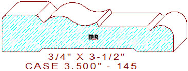 Door/Window Casing 3-1/2" - 145