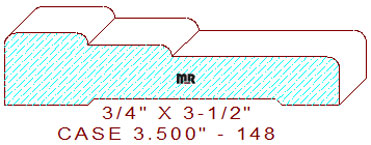 Door/Window Casing 3-1/2" - 148 Door/Window Casing 3-1/2" - 148