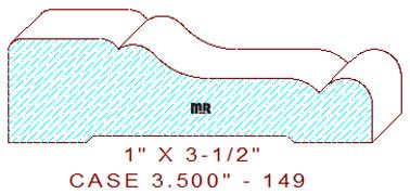 Door/Window Casing 3-1/2" - 149 Door/Window Casing 3-1/2" - 149