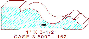Door/Window Casing 3-1/2" - 152