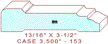 Door/Window Casing 3-1/2" - 153 Door/Window Casing 3-1/2" - 153