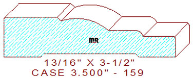 Door/Window Casing 3-1/2" - 159