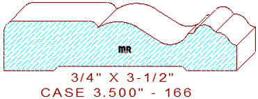 Door/Window Casing 3-1/2" - 166