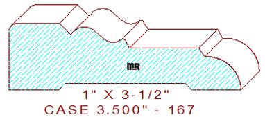 Door/Window Casing 3-1/2" - 167 Door/Window Casing 3-1/2" - 167