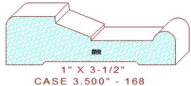Door/Window Casing 3-1/2" - 168 Door/Window Casing 3-1/2" - 168