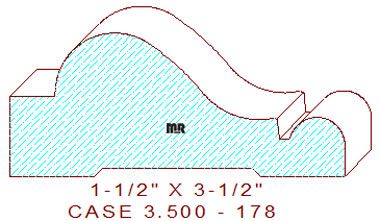 Door/Window Casing 3-1/2" - 178 Door/Window Casing 3-1/2" - 178