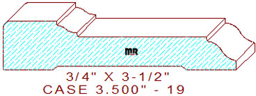 Door/Window Casing 3-1/2" - 19