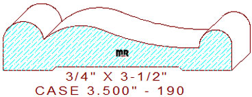 Door/Window Casing 3-1/2" - 190