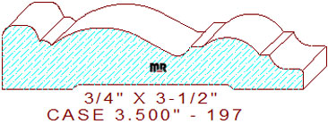 Door/Window Casing 3-1/2" - 197