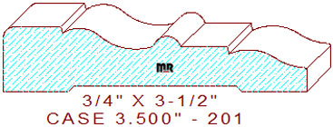 Door/Window Casing 3-1/2" - 201