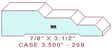 Door/Window Casing 3-1/2" - 209