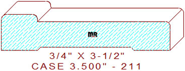 Door/Window Casing 3-1/2" - 211