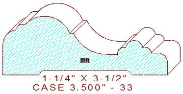 Door/Window Casing 3-1/2" - 33 Door/Window Casing 3-1/2" - 33