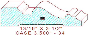 Door/Window Casing 3-1/2" - 34