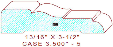 Door/Window Casing 3-1/2" - 5 Door/Window Casing 3-1/2" - 5