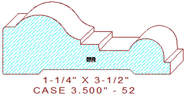 Door/Window Casing 3-1/2" - 52