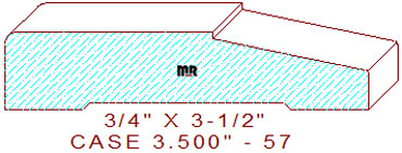 Door/Window Casing 3-1/2" - 57 Door/Window Casing 3-1/2" - 57