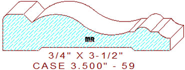 Door/Window Casing 3-1/2" - 59