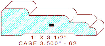 Door/Window Casing 3-1/2" - 62 Door/Window Casing 3-1/2" - 62