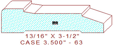 Door/Window Casing 3-1/2" - 63 Door/Window Casing 3-1/2" - 63