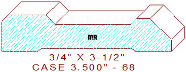 Door/Window Casing 3-1/2" - 68