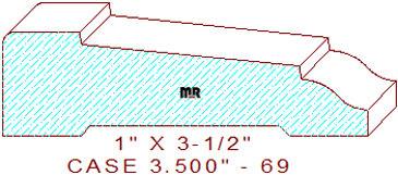 Door/Window Casing 3-1/2" - 69 Door/Window Casing 3-1/2" - 69
