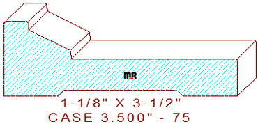 Door/Window Casing 3-1/2" - 75 Door/Window Casing 3-1/2" - 75