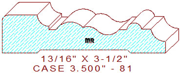 Door/Window Casing 3-1/2" - 81