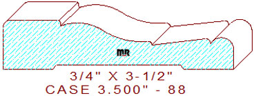 Door/Window Casing 3-1/2" - 88