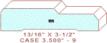 Door/Window Casing 3-1/2" - 9 Door/Window Casing 3-1/2" - 9