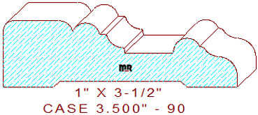 Door/Window Casing 3-1/2" - 90 Door/Window Casing 3-1/2" - 90