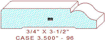 Door/Window Casing 3-1/2" - 96 Door/Window Casing 3-1/2" - 96