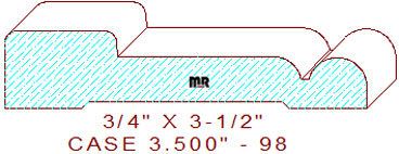 Door/Window Casing 3-1/2" - 98 Door/Window Casing 3-1/2" - 98