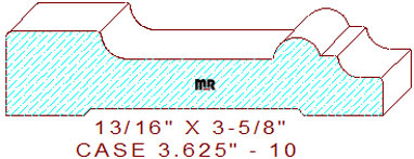 Door/Window Casing 3-5/8" - 10