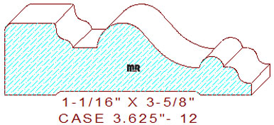 Door/Window Casing 3-5/8" - 12