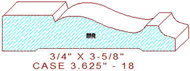 Door/Window Casing 3-5/8" - 18