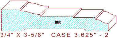 Door/Window Casing 3-5/8" - 2 Door/Window Casing 3-5/8" - 2