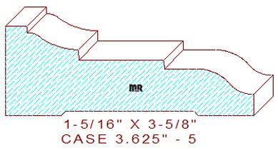 Door/Window Casing 3-5/8" - 5